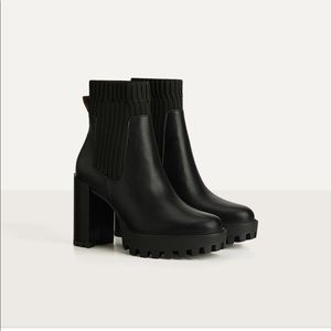 Bershka Platform Combat Boots